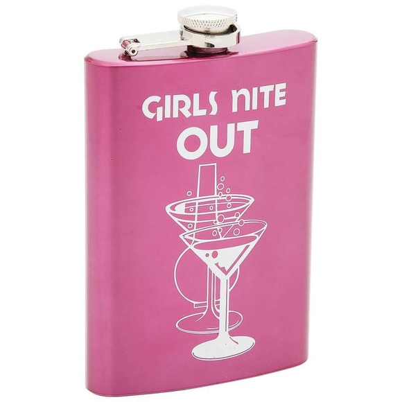 Maxam® Other - GIRLS NITE OUT 8oz Stainless Steel Flask